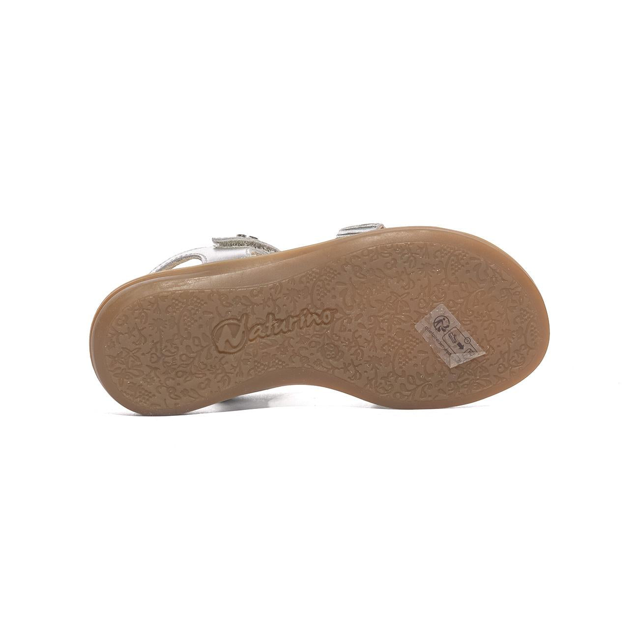 NATURINO 0010503298.01.0Q03 SILVER Sandali Bambina