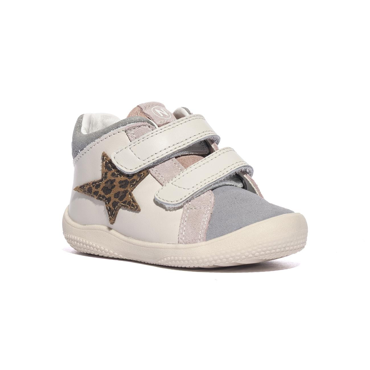 Sneakers Naturino Belix Bianche 0012018730.02.2B22GREY CIPRIA MILK NATURINO