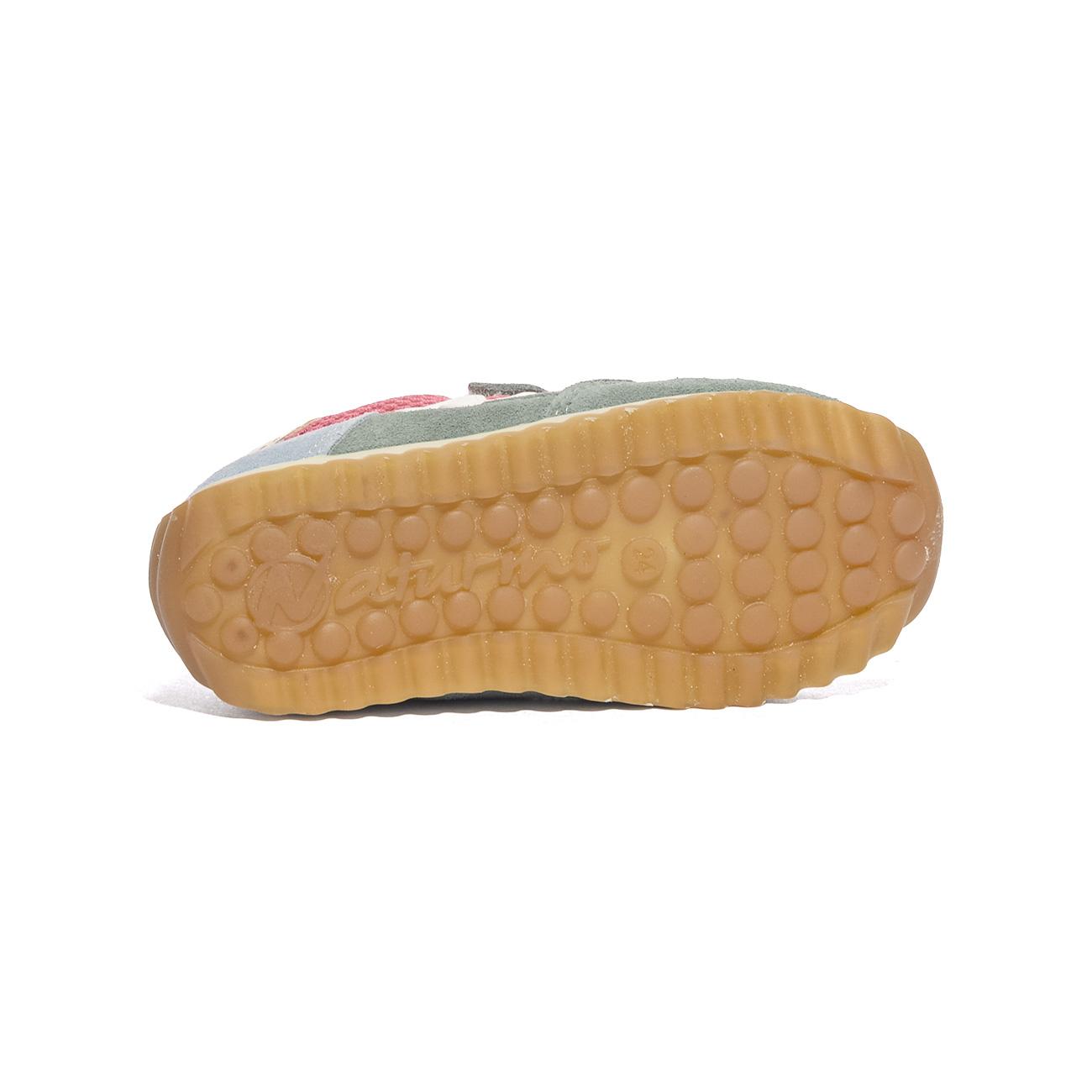 NATURINO 0012016558.01.3F37 SAGE.CANDY.LILAC Sneakers Bambina