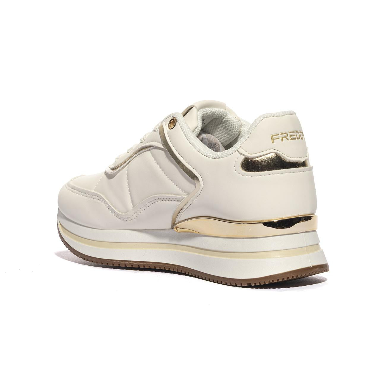 Sneakers Freddy Fy7725 Bianche FY7725WHITE FREDDY