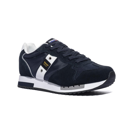 BLAUER S6QUEENS01 MES NAVY WHITE Sneakers Uomo