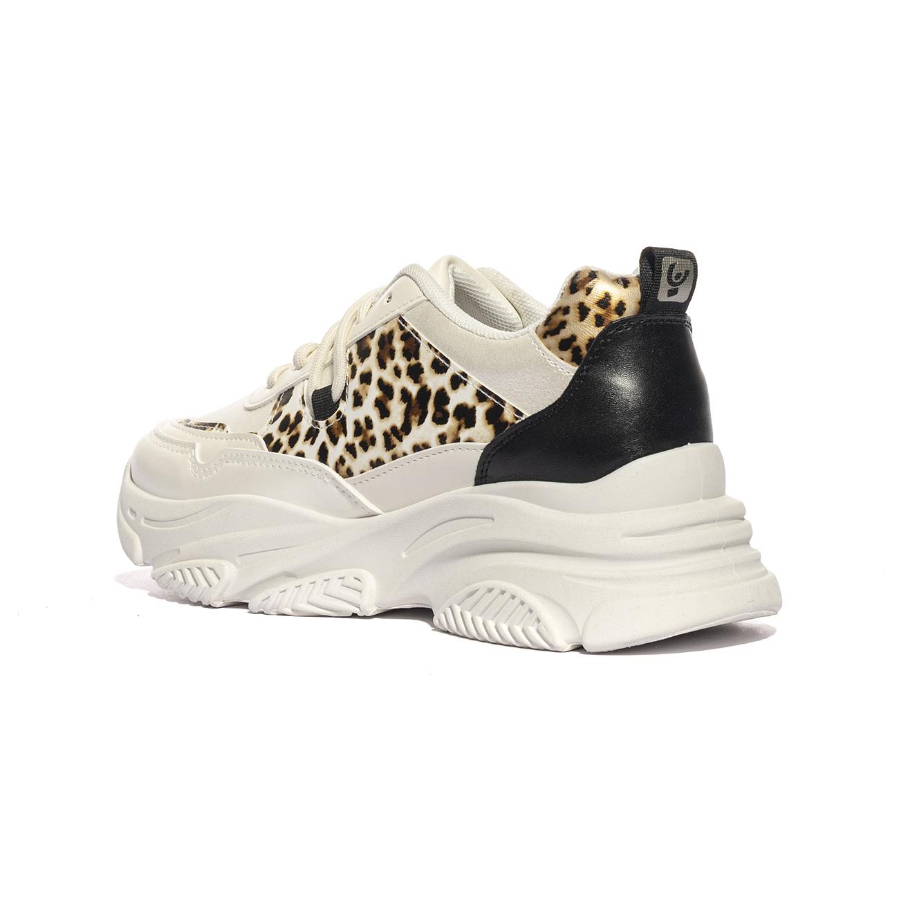 Sneakers Freddy Fy7732 Bianche FY7732ANIMALIER FREDDY