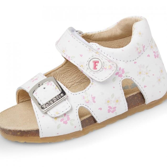 Sandali FALCOTTO BEA fiori bianco 0011500737-B6-0N01WHITE FALCOTTO