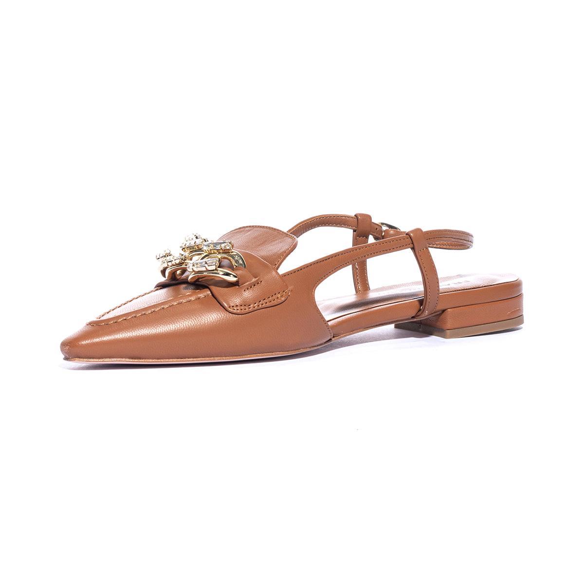 Slingback Frau 92t3 Cuoio 92T3WOOD FRAU
