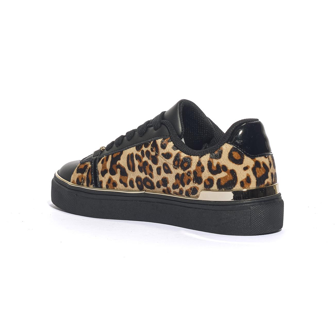 Sneakers Liu Jo Kiki Nere BF5063PX163S1937LEOPARD BLACK LIUJO