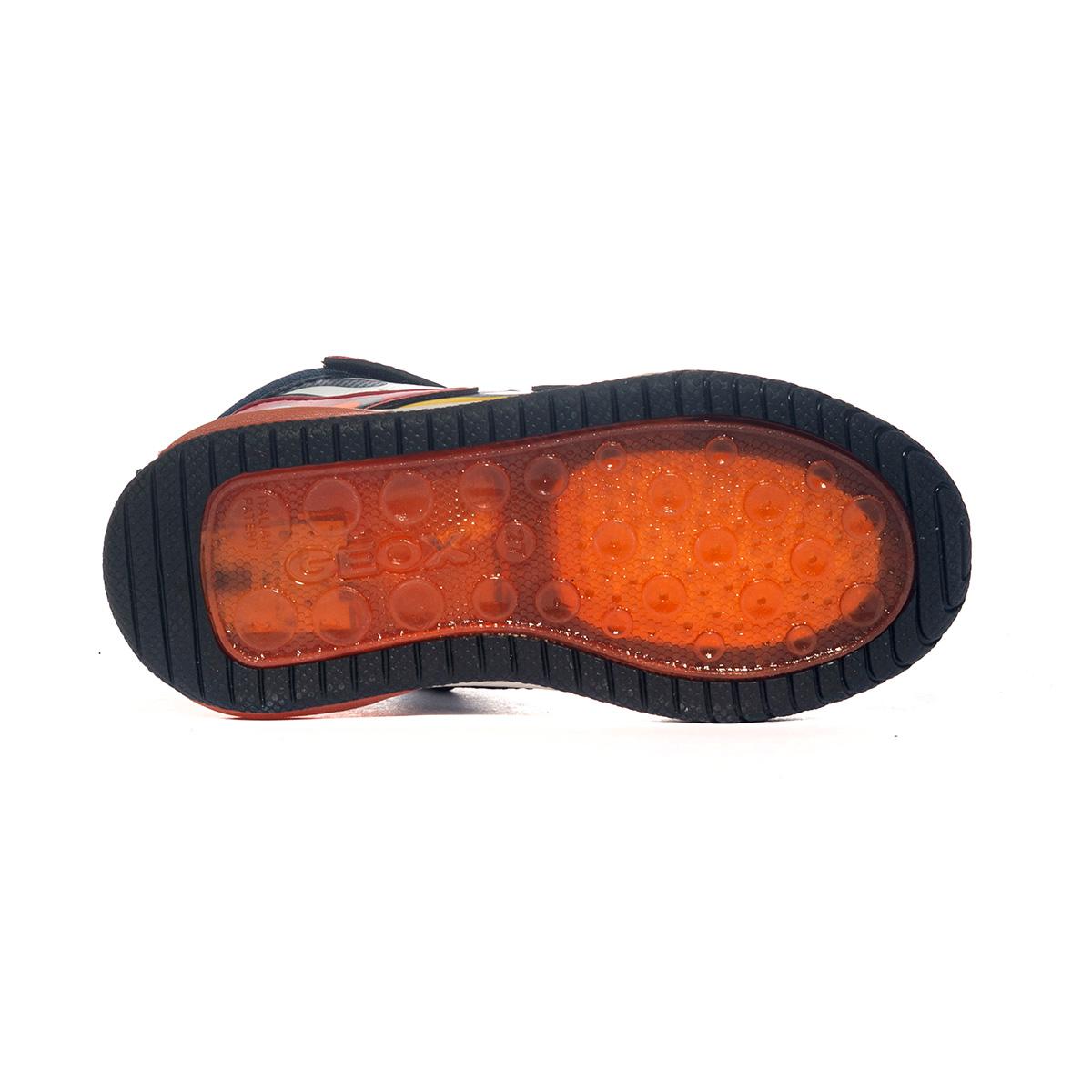 GEOX J369CB 0BU11 NAVY ORANGE C0659 Sneakers Bambino