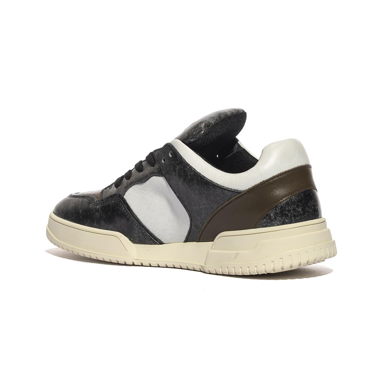 Sneakers Cromier T-NAP Bianche Nere C7E3BLACKtruffle CROMIER
