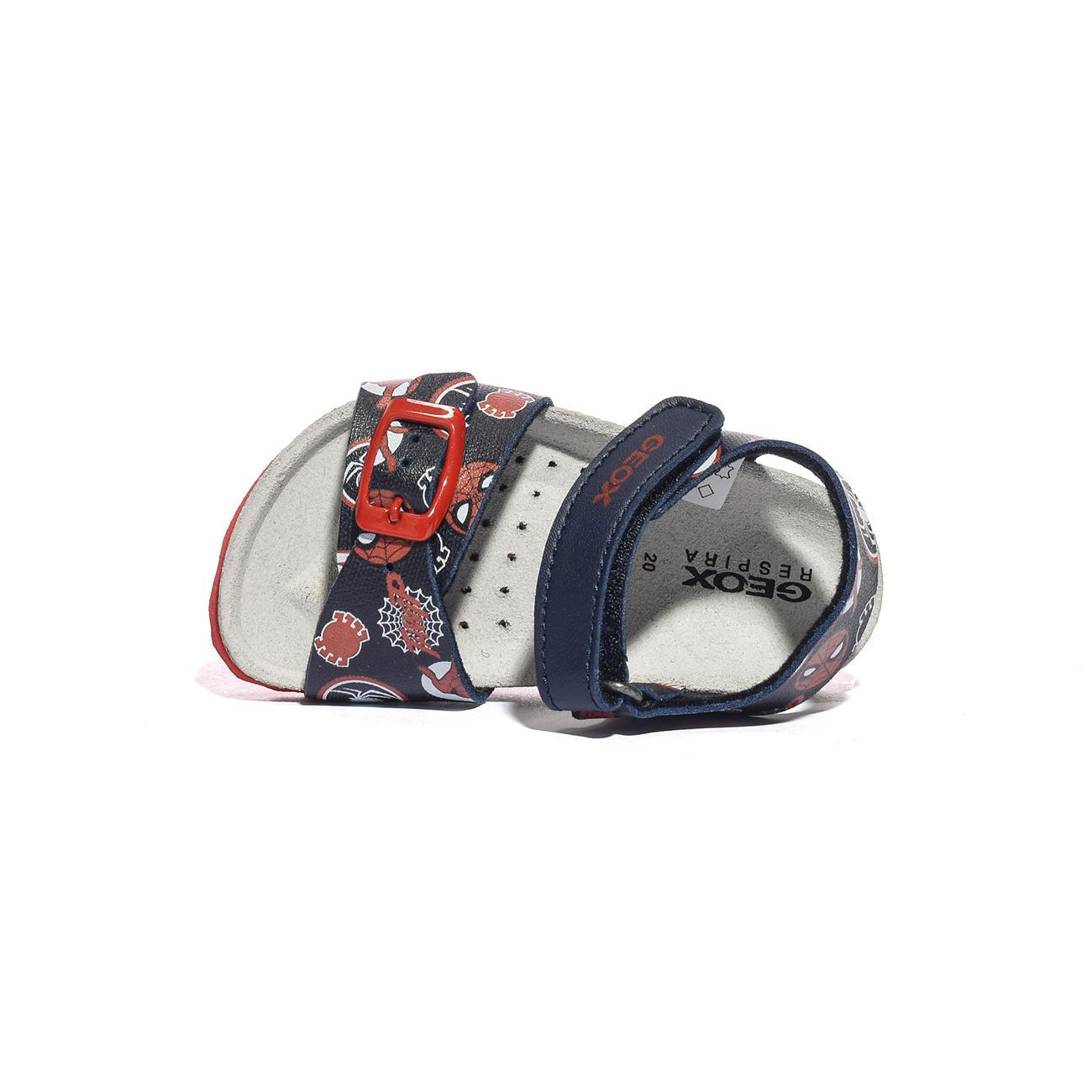 GEOX B922QA 0006A NAVY DKRED C4244 Sandali Bambino