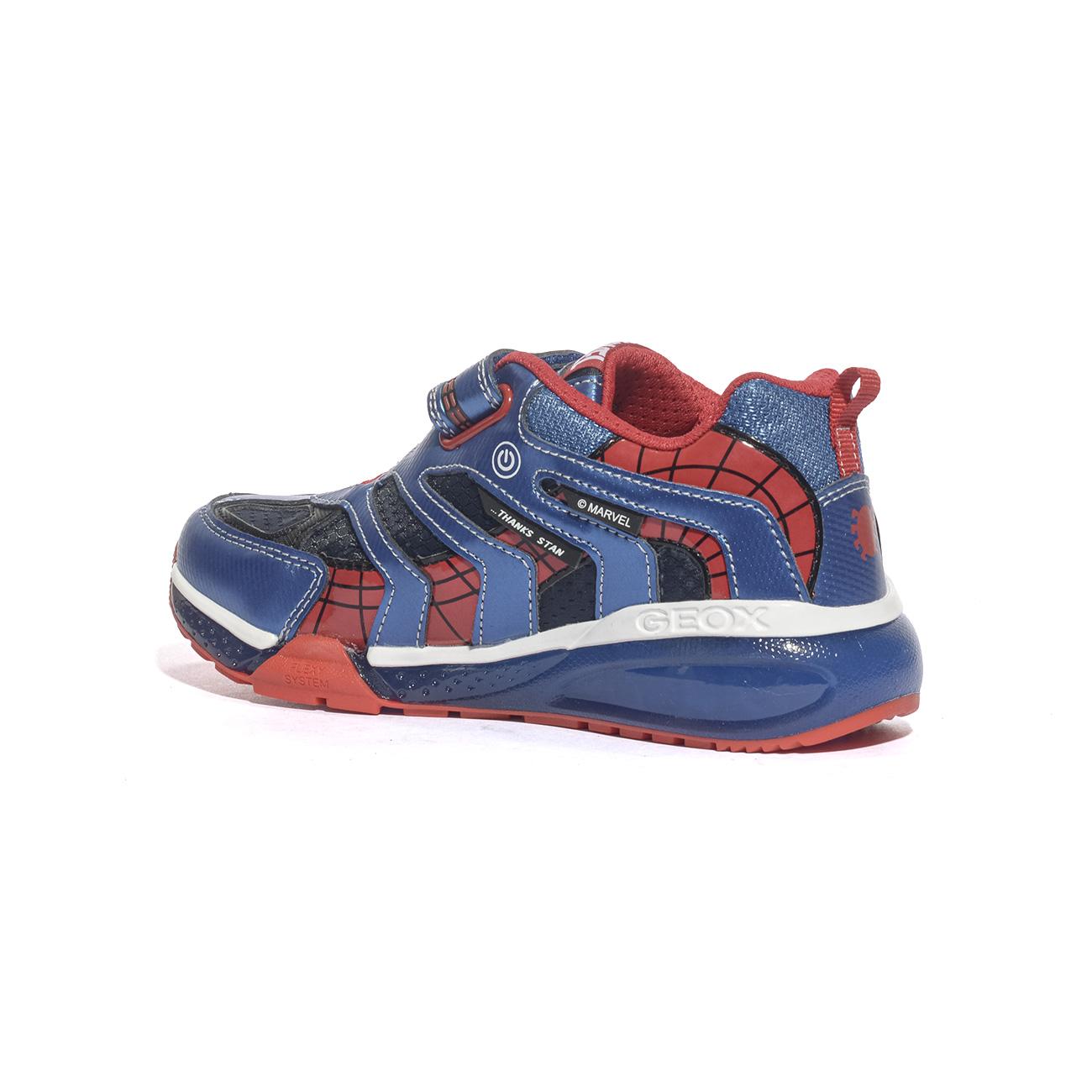Sneakers Geox BAYONYC BOY Blu Rosse J26FEB 011CENAVY ROYAL C4226 GEOX