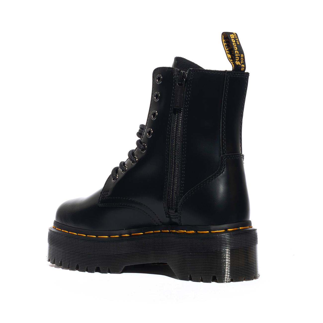 Stivaletti Dr. Martens Jadon Neri 15265001Black Polished Smooth DR MARTENS