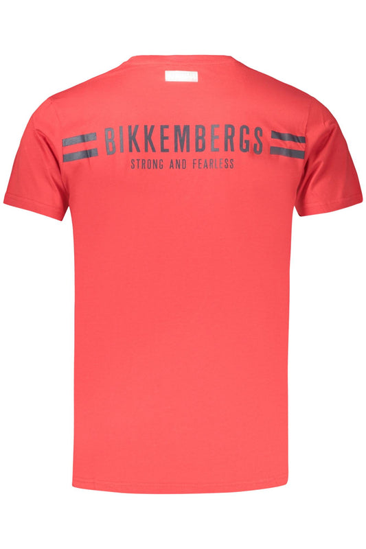 BIKKEMBERGS BKK3MTS04_ROGOJIBE Rosso T-Shirt Uomo