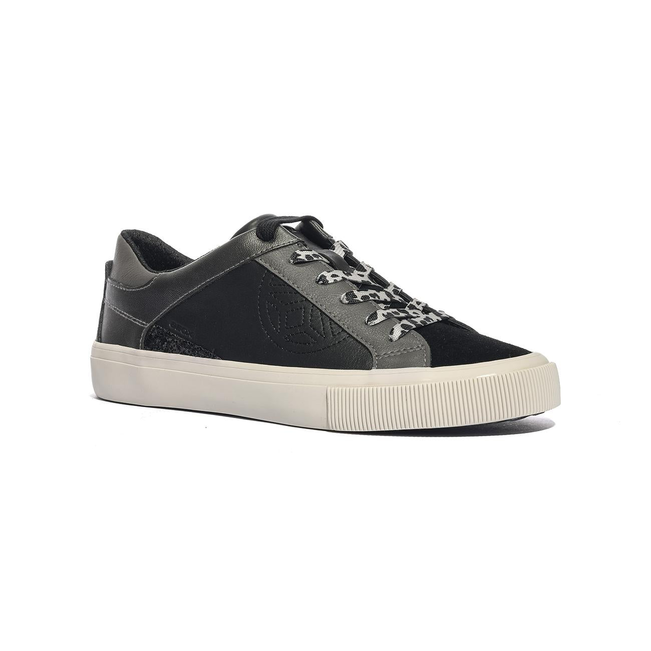 Sneakers Geox EMMELENY Nere D560UC 08554BLACK SILVER   C0039 GEOX