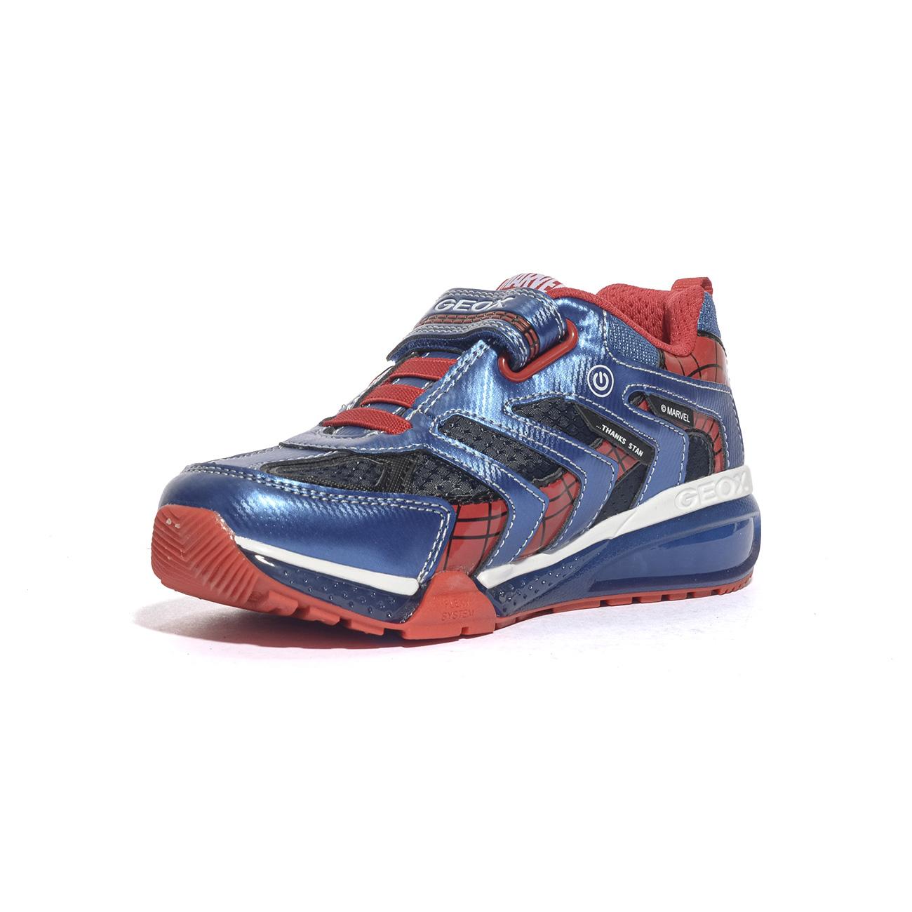 Sneakers Geox BAYONYC BOY Blu Rosse J26FEB 011CENAVY ROYAL C4226 GEOX