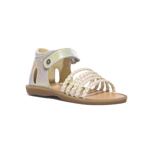 NATURINO 0010502667.10.1N04 WHITE PINK Sandali Bambina