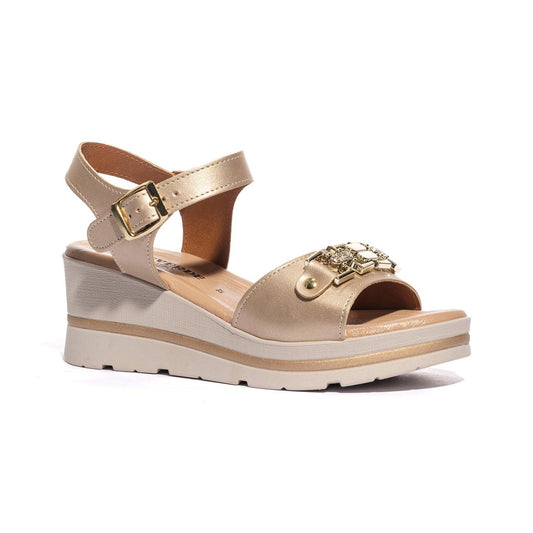 VALLEVERDE 55580 ORO Sandali Donna