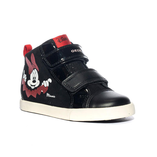 GEOX B36D5D 022HH BLACK RED C0048 Sneakers Bambina