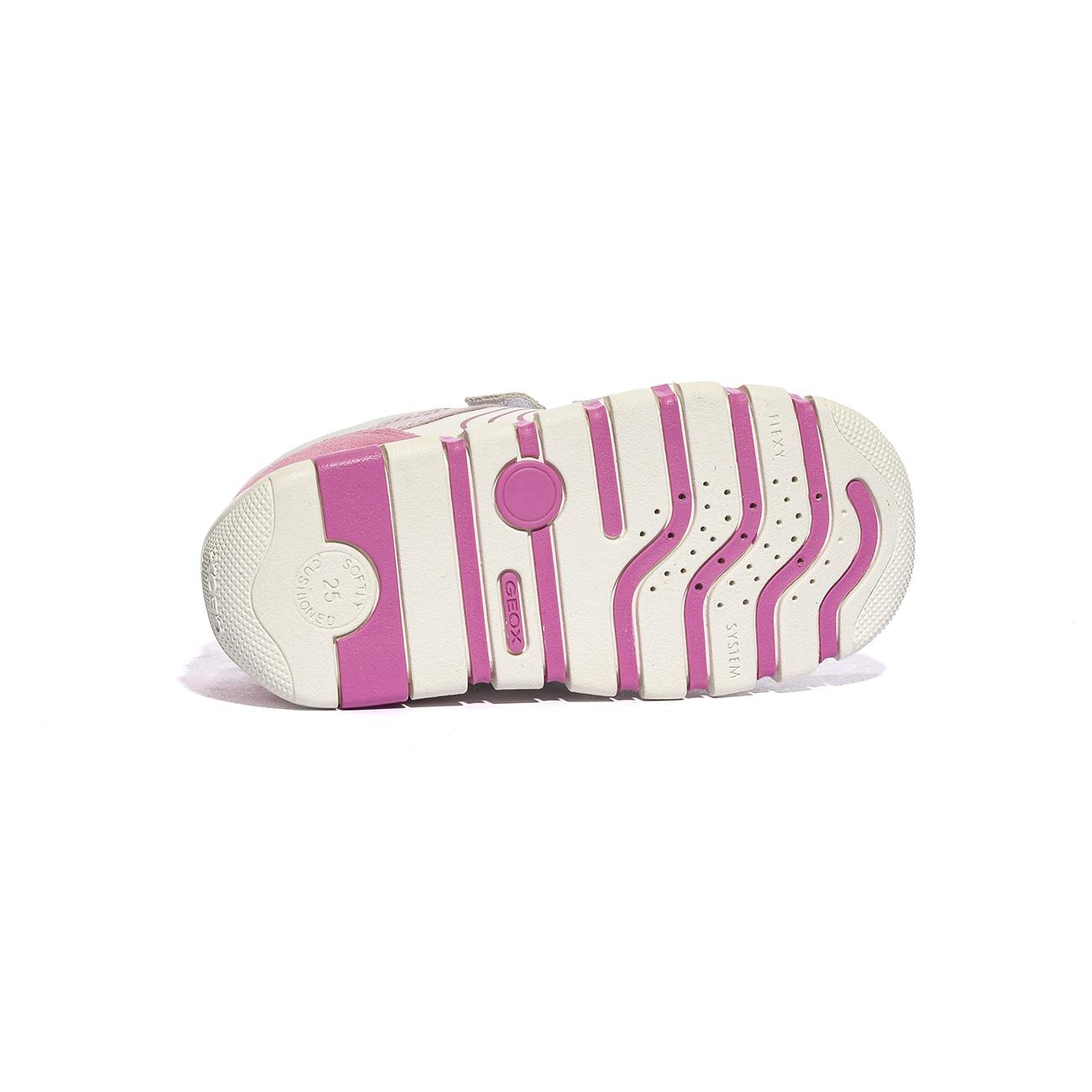 Sneakers Geox IUPIDOO GIRL BIanche Rosa B3558C 05422GREY FUCHSIA         C0874 GEOX