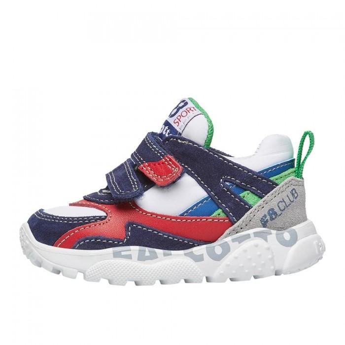 Sneakers FALCOTTO ANEMONE VL Bianco Navy 0012018224-01-1C49NAVY-WHITE-RED FALCOTTO