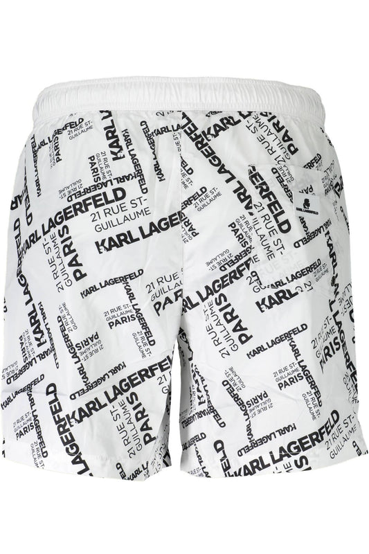 KARL LAGERFELD KL20MBM08_EE0B017_BIANCOWHIT Bianco Costumi Uomo
