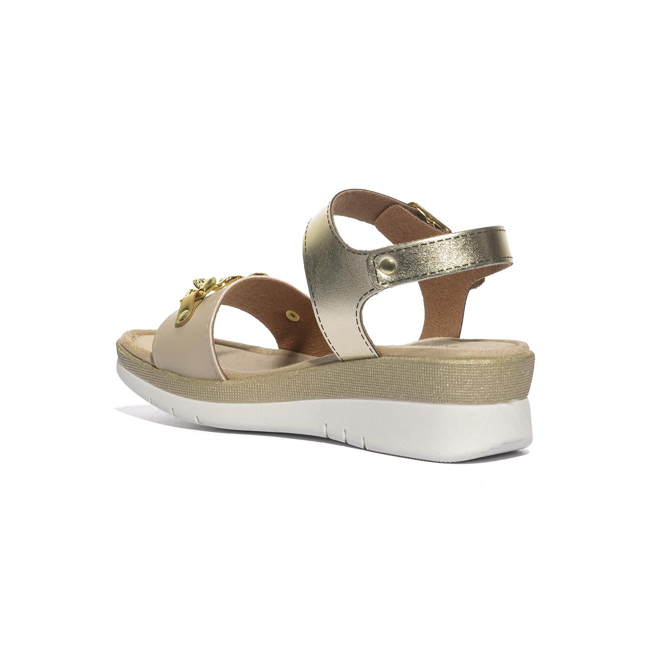 VALLEVERDE 52103 BEIGE Sandali Donna