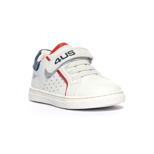 4US 42470 WHITE Sneakers Bambino