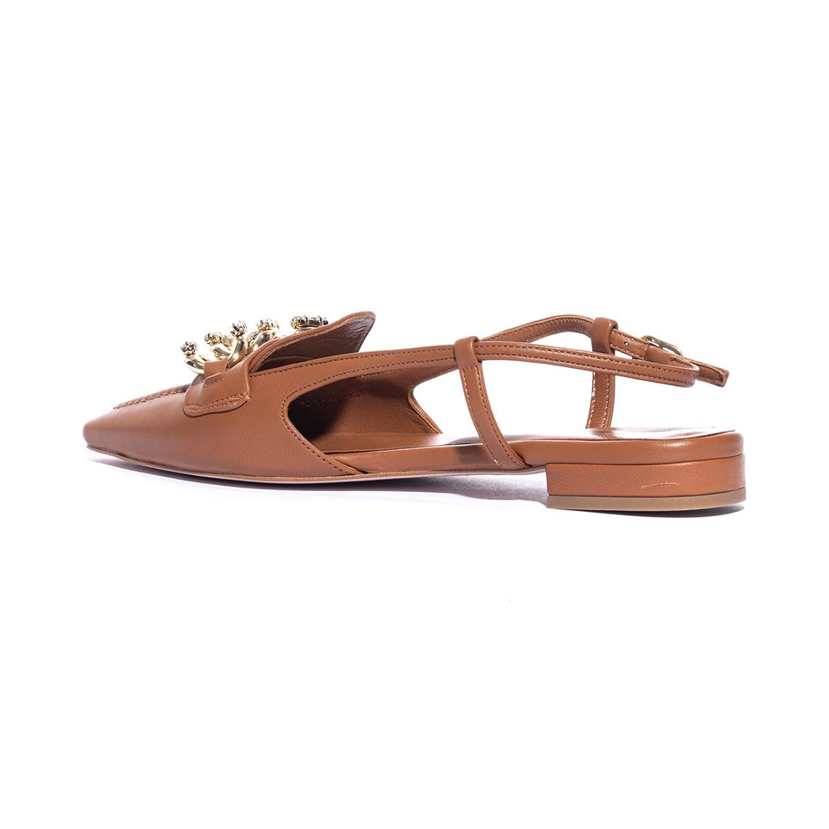 Slingback Frau 92t3 Cuoio 92T3WOOD FRAU