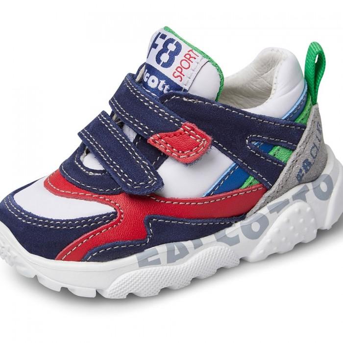 Sneakers FALCOTTO ANEMONE VL Bianco Navy 0012018224-01-1C49NAVY-WHITE-RED FALCOTTO