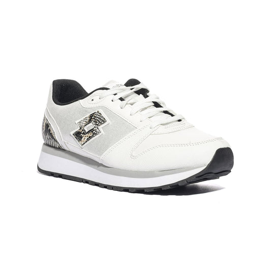 LOTTO 218120 WHITE BLACK SILVER Sneakers Donna