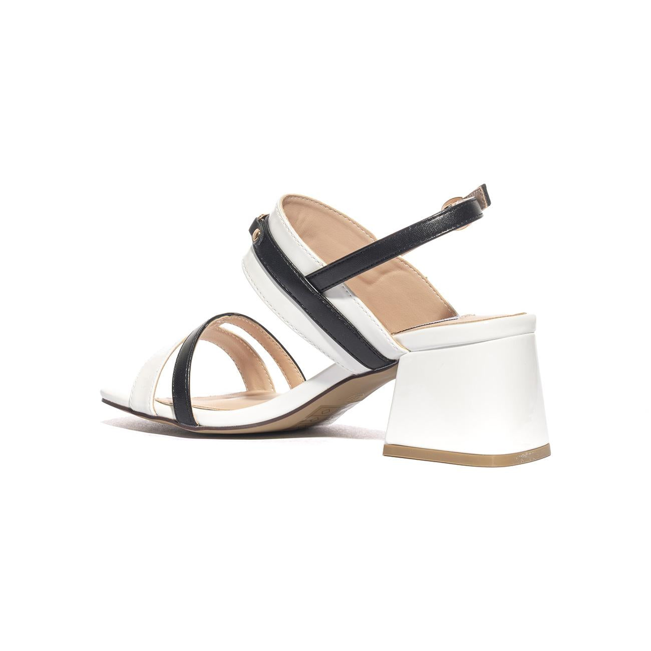 MARIELLA BURANI 50513 WHITE BLACK Sandali Donna