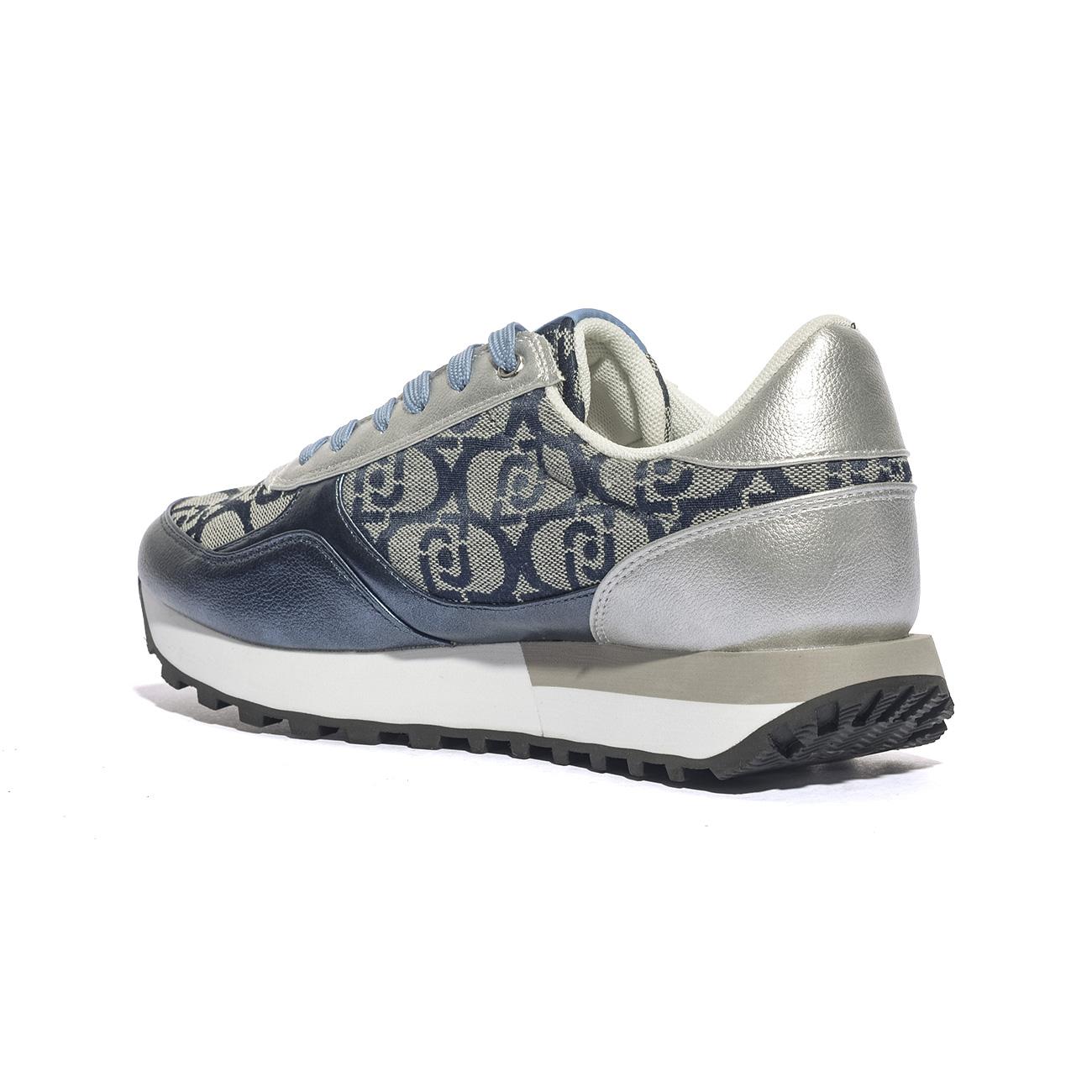 Sneakers Liu Jo EVELY Blu BF5057EX321DENIM SILVER LIUJO
