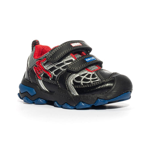 GEOX J269VA BLACK RED C0048 Sneakers Bambino
