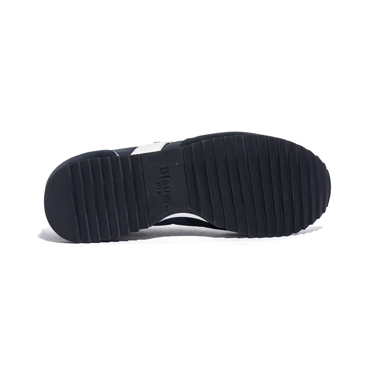 BLAUER S6QUEENS01 MES NAVY WHITE Sneakers Uomo