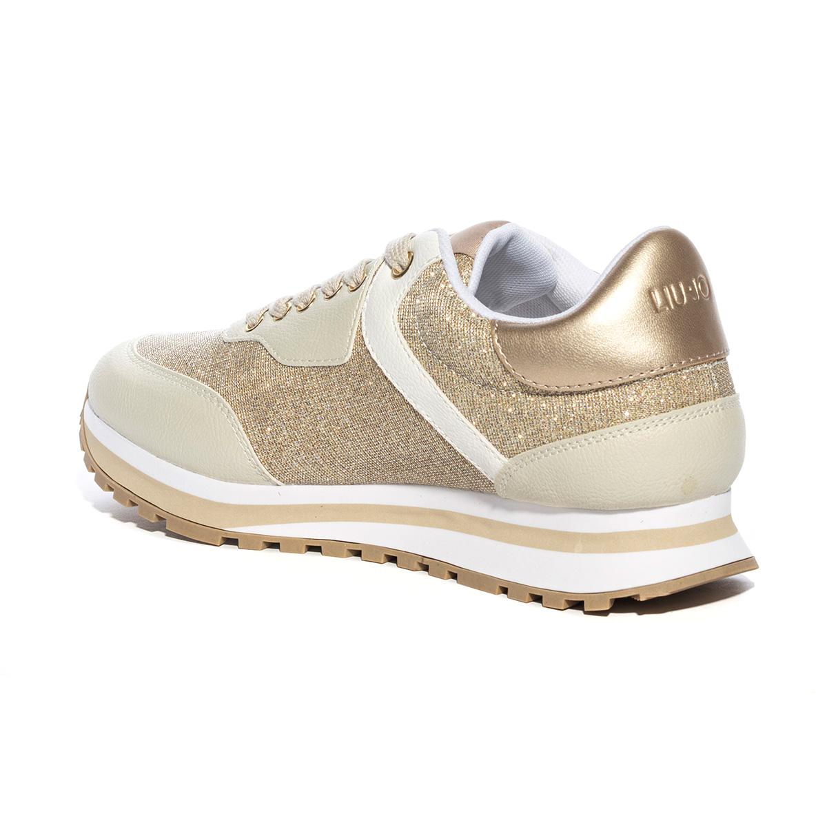 sneakers liu jo wonder rosa 4A3723EX049S1400LUREX META MILK LIUJO