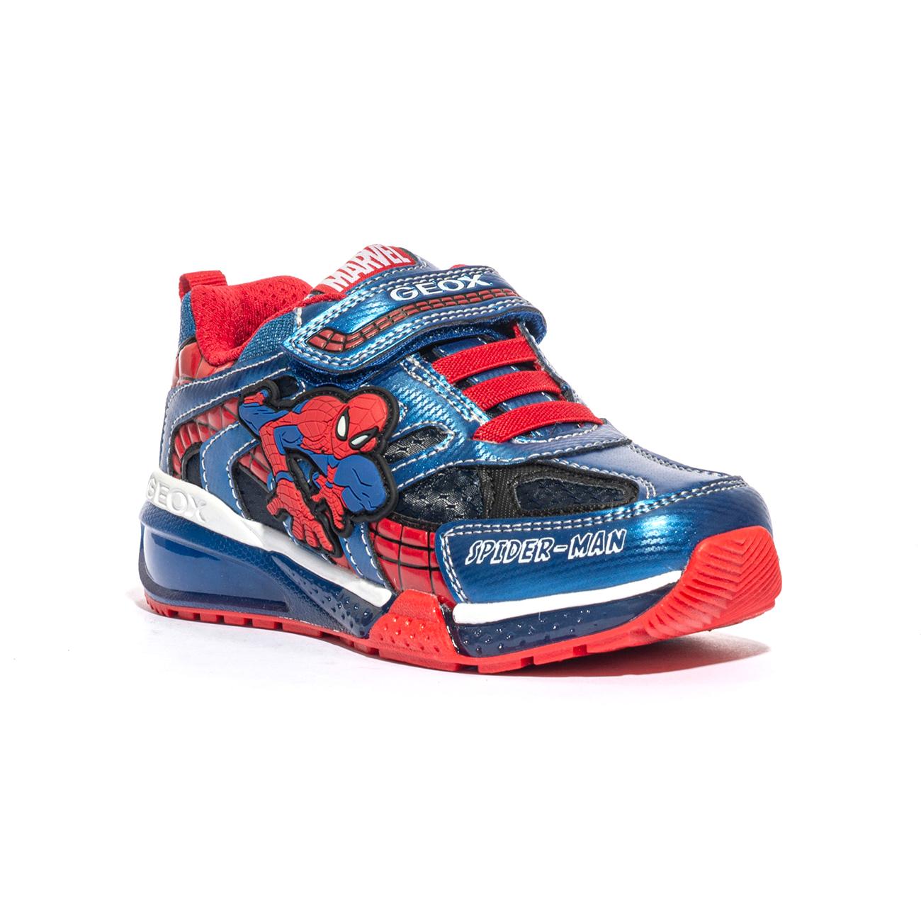 Sneakers Geox BAYONYC BOY Blu Rosse J26FEB 011CENAVY ROYAL C4226 GEOX