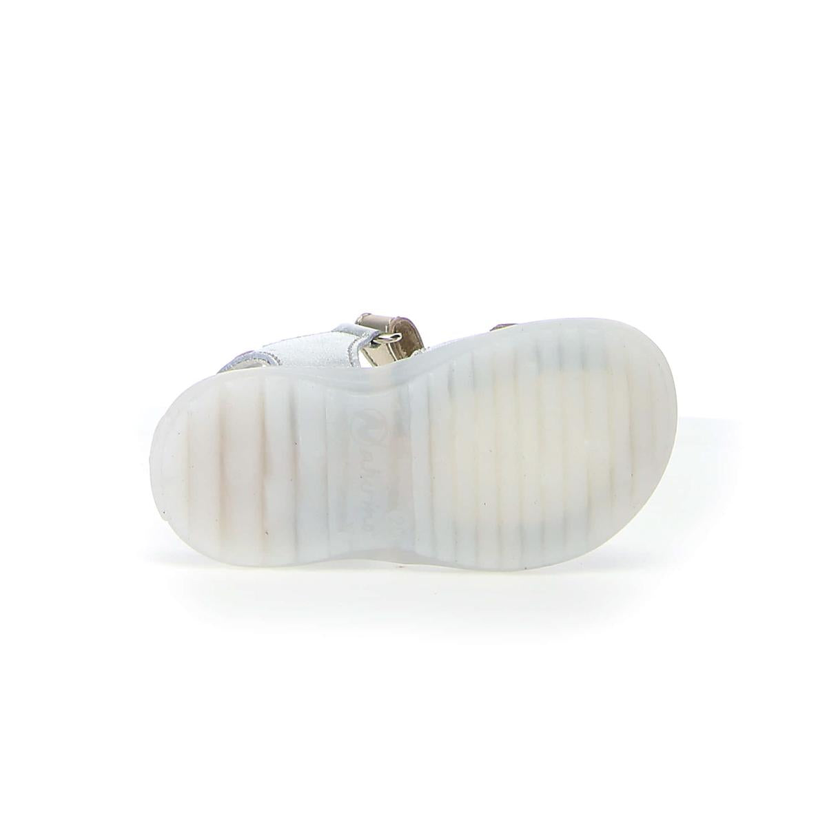 NATURINO 0010502429-30-1Q16 SILVER-PLATINUM-PINK Sandali Bambina