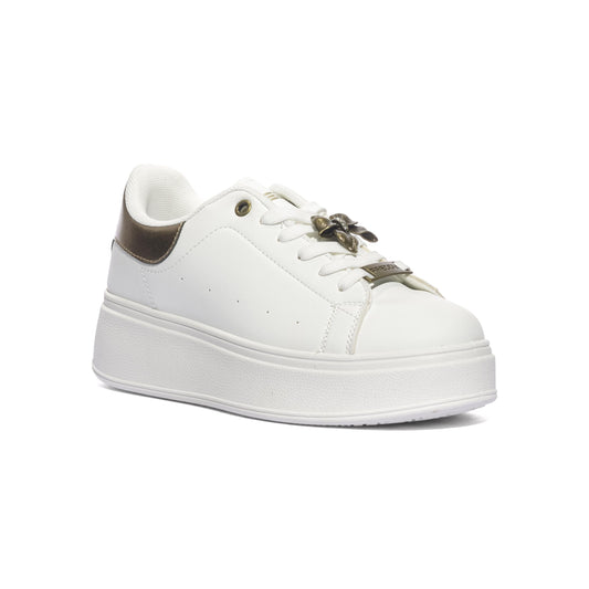 FREDDY FY7717 WHITE BRONZO Sneakers Donna