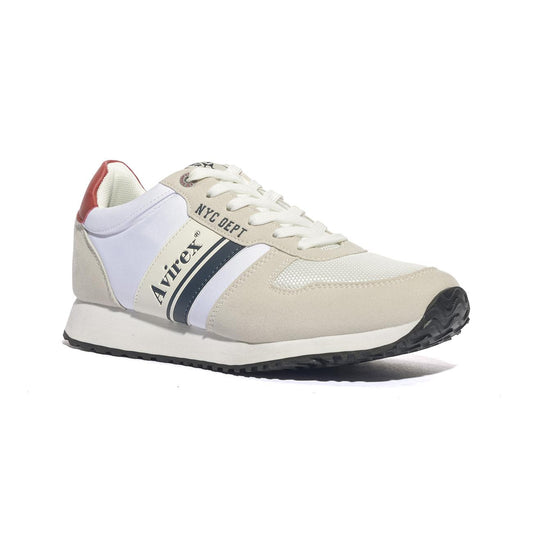 AVIREX BEAVER001 WHITE Sneakers Uomo