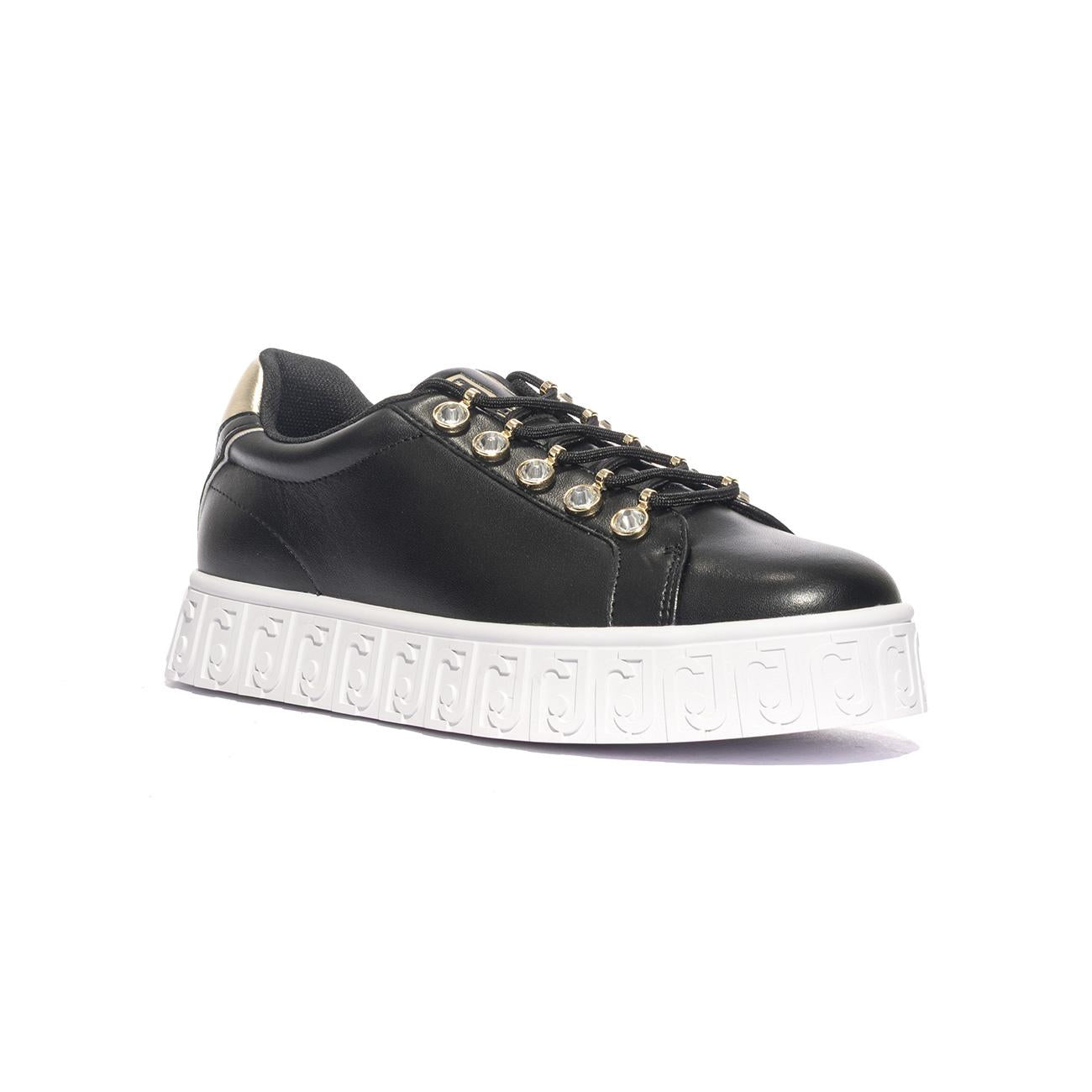 Sneakers Liu Jo LOVELY Nere BF4083PX02622222METALLI BLACK LIUJO
