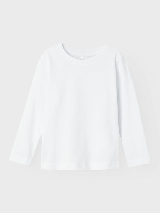 NAME IT 13232312 Bright White T-Shirt Bambino