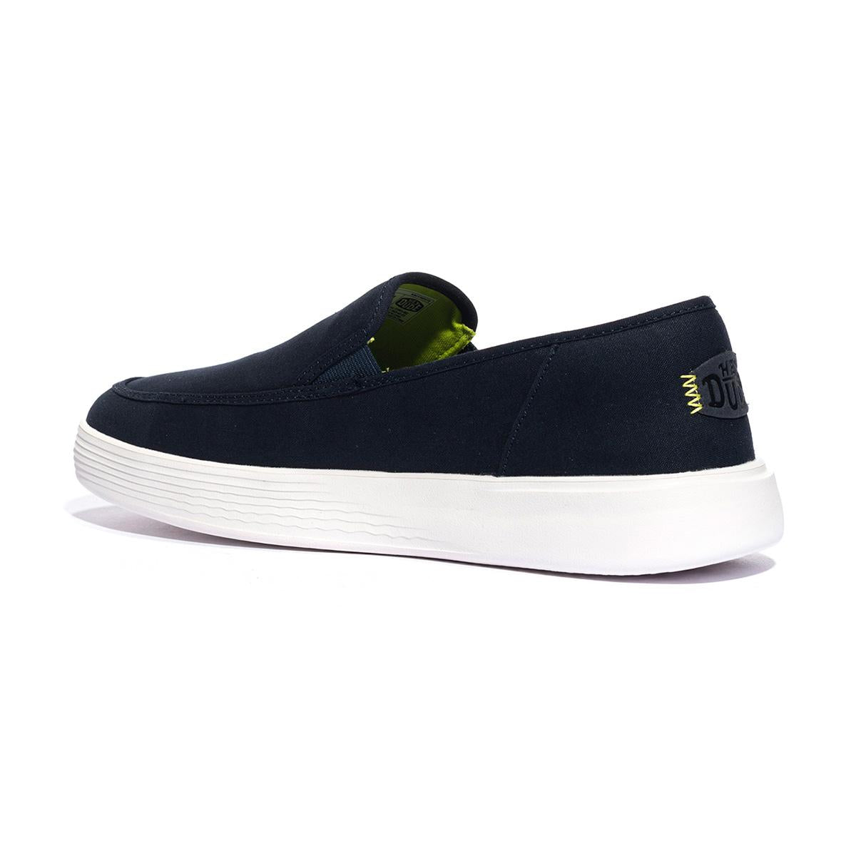 Sunapee M Canvas Navy White HD41093-462Canvas Navy White HEY DUDE