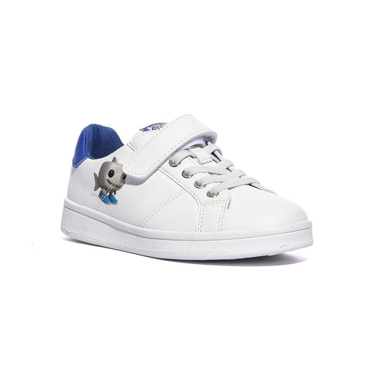 SKIFIDOL SK020 WHITE BLU Sneakers Unisex Bambino