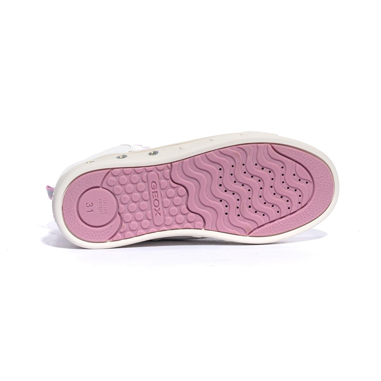 GEOX J468WA 0NFBH WHITE MULTICOLOR C0653 Sneakers Bambina
