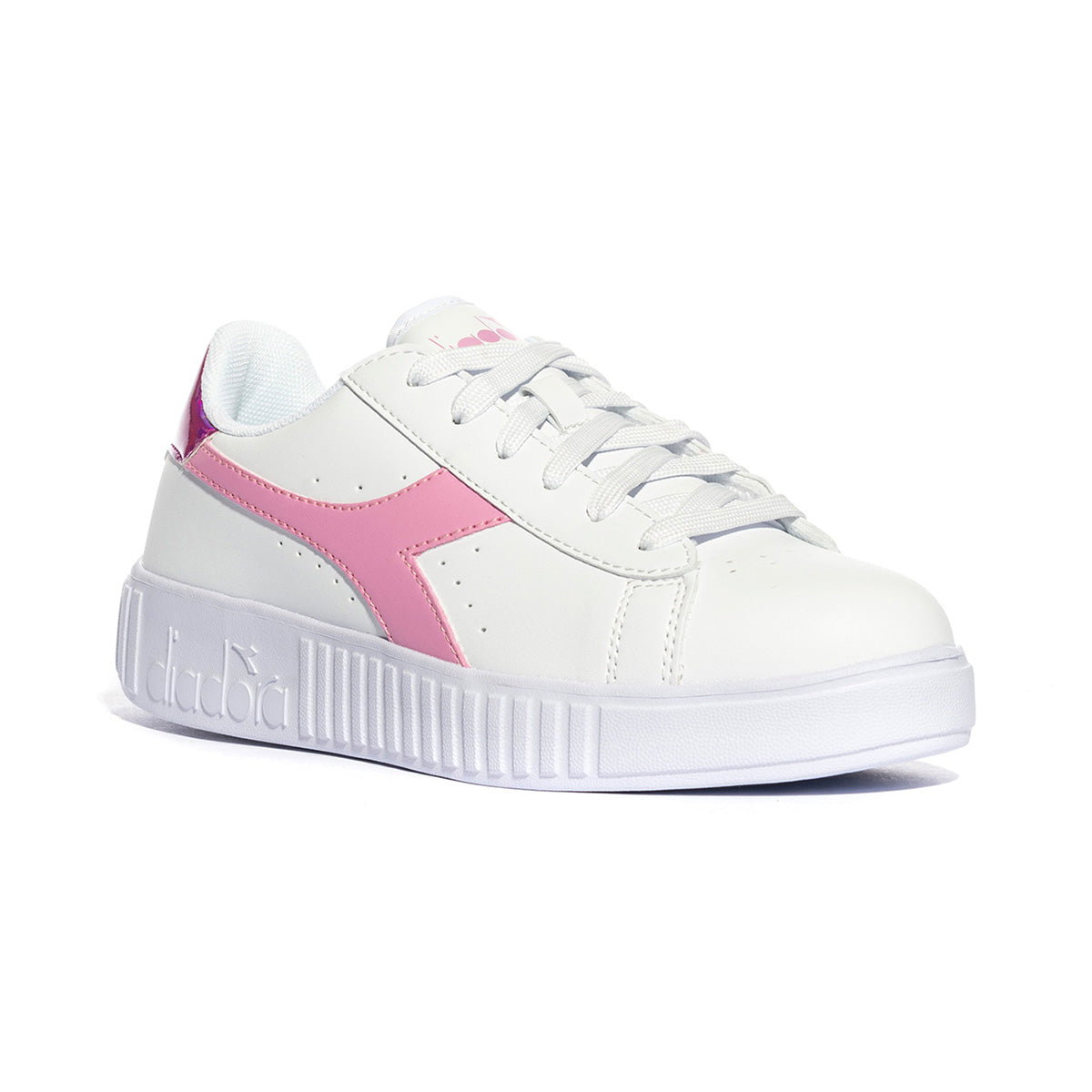 Sneakers DIadora Game Step BIanche BIANCO ROSA