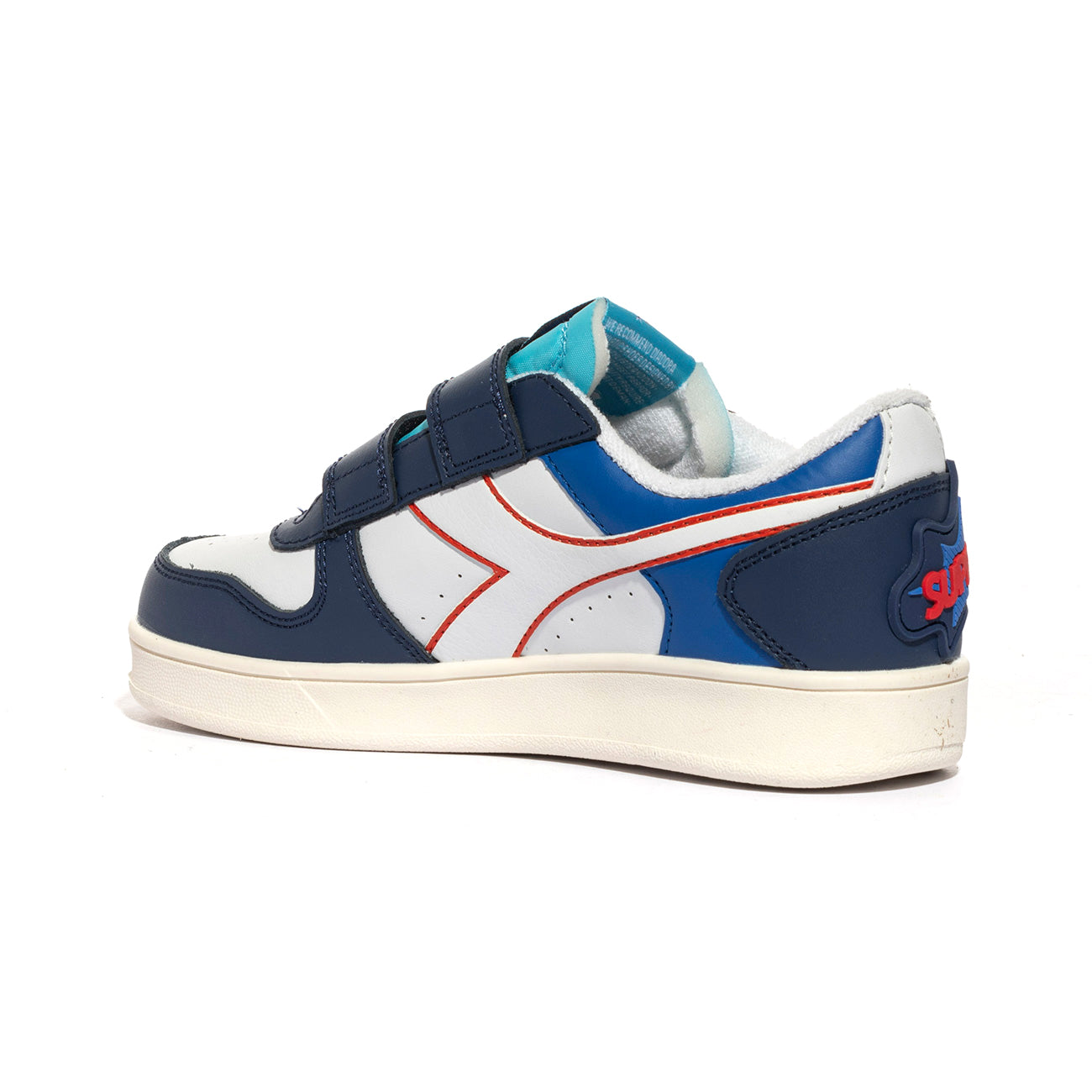Sneakers Diadora Magic Basketlo Superman Bianche BLU ESTATE BIANCO