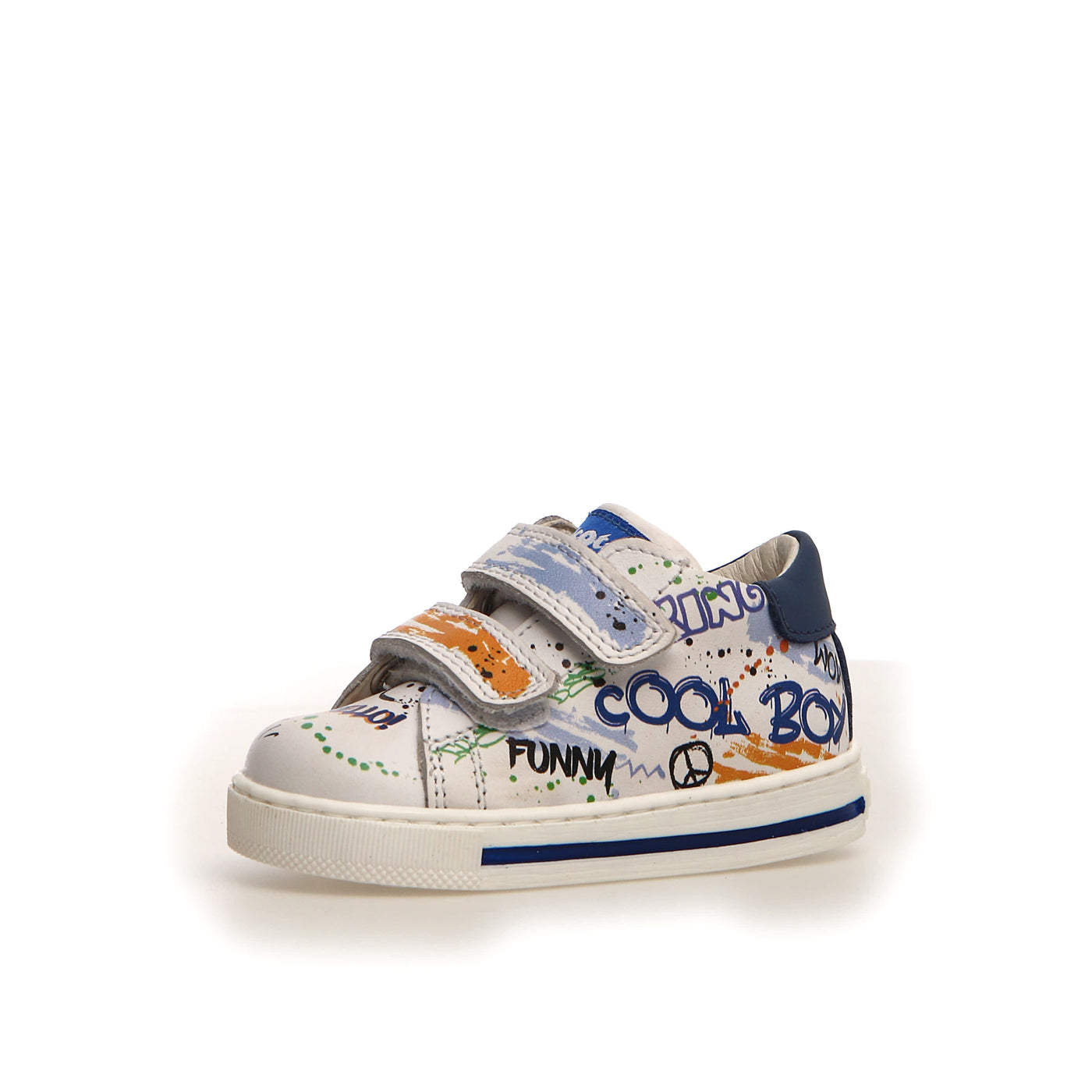 Sneakers FALCOTTO BISSOU VL CALF WHITE-AZURE