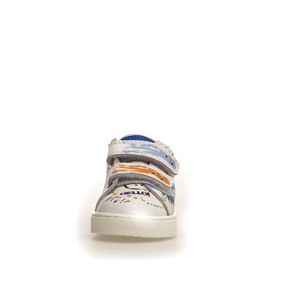 Sneakers FALCOTTO BISSOU VL CALF WHITE-AZURE