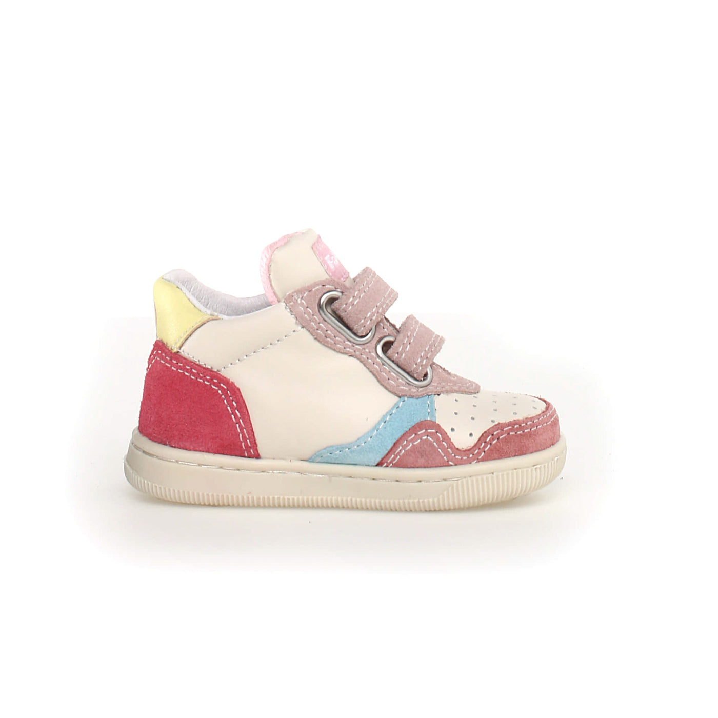 Sneakers FALCOTTO KLIP VL SUEDE CALF MILK-CLAY-PAPAYA