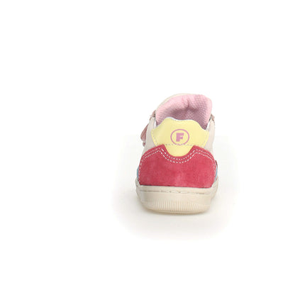 Sneakers FALCOTTO KLIP VL SUEDE CALF MILK-CLAY-PAPAYA