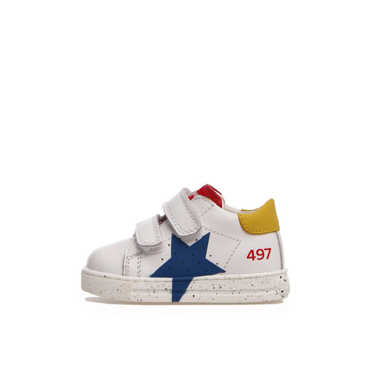 Sneakers FALCOTTO SALAZAR VL CALF WHITE-AZURE-YELLOW