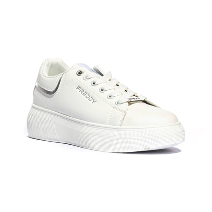 Sneakers Freddy Fy7595 Bianche WHITE SILVER